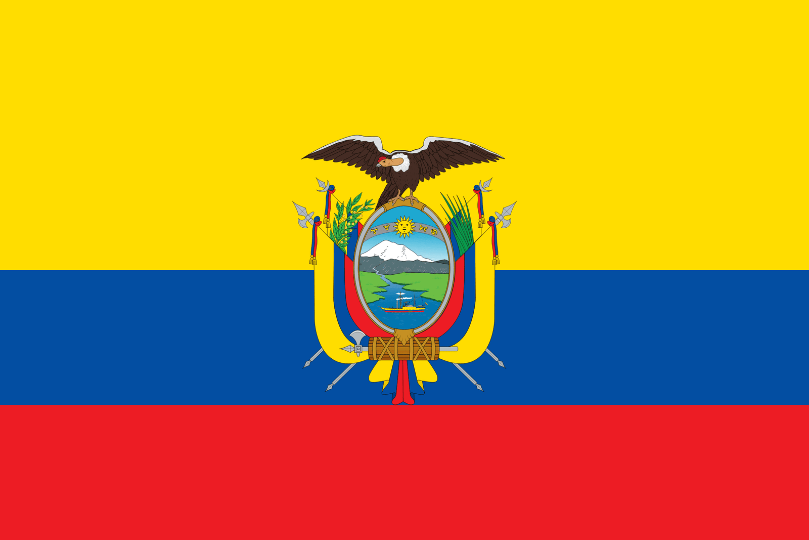 Ecuador Flag - Fabplaces 