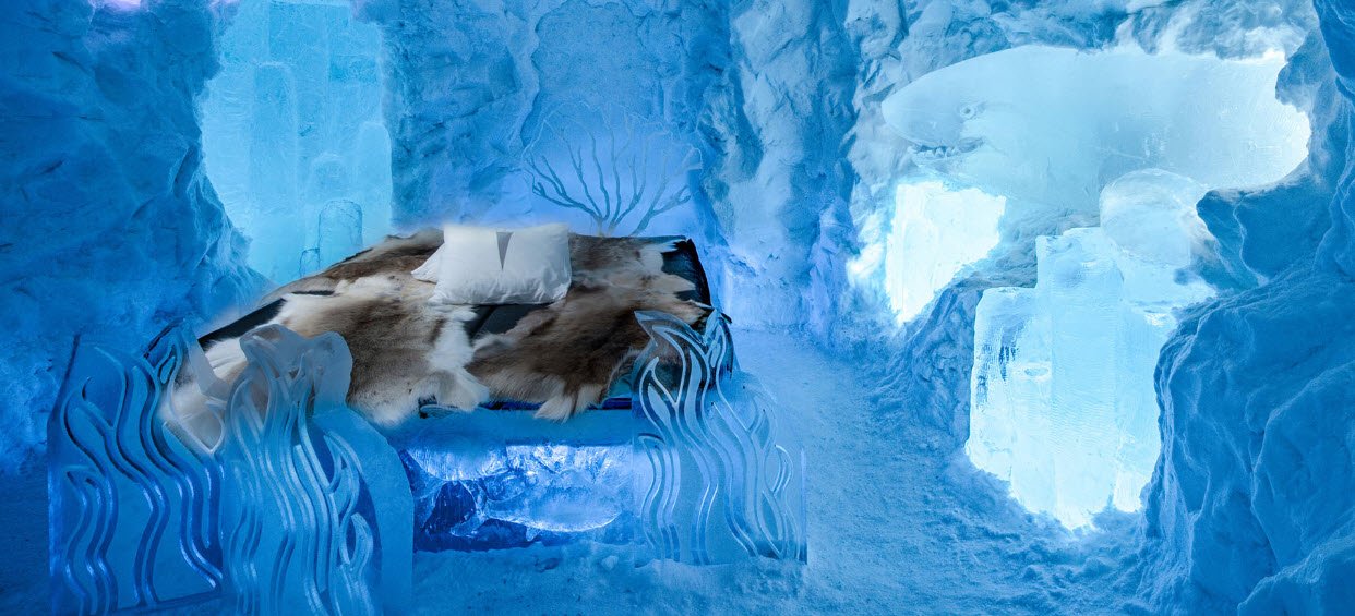 Icehotel, Jukkasjärvi, Kiruna, Lapland, Sweden