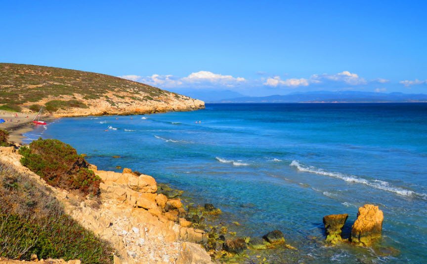 Spiaggia Coaquaddus, Maladroxia, Province of Sulcis Iglesiente, Italy, Italy