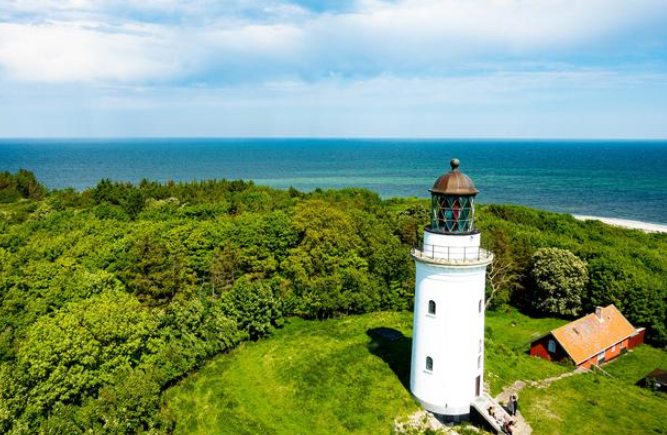 Hjelm Lighthouse, Denmark