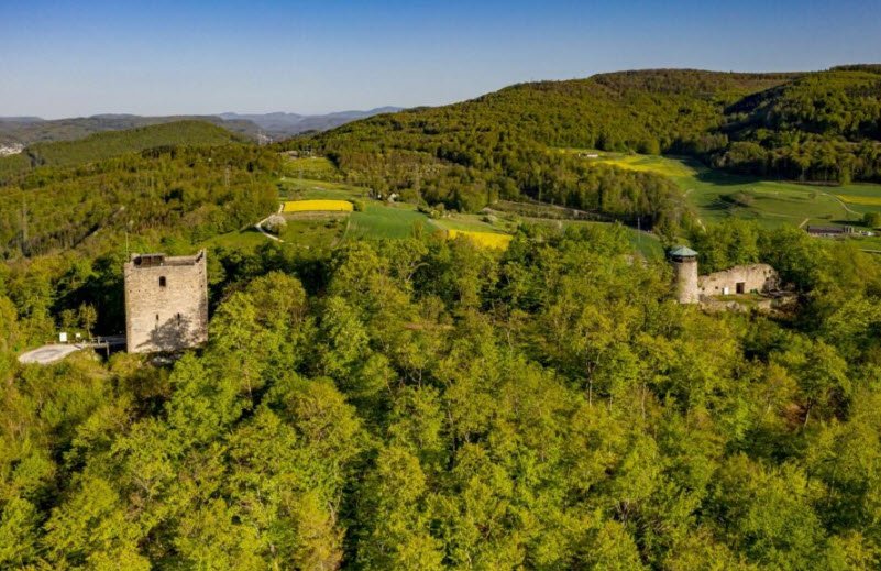 Wartenberg - Mittlere Ruine, Muttenz, Switzerland, Switzerland