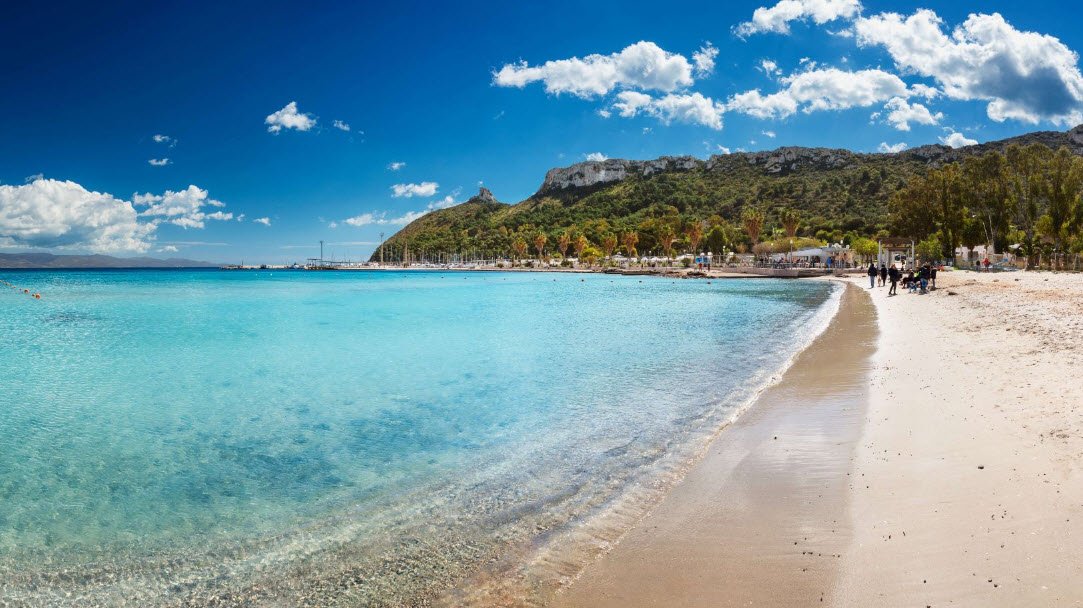 Poetto, Sardinia, Italy