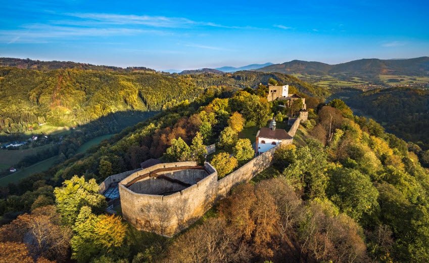 Hukvaldy Castle, Czech Republic (Czechia)