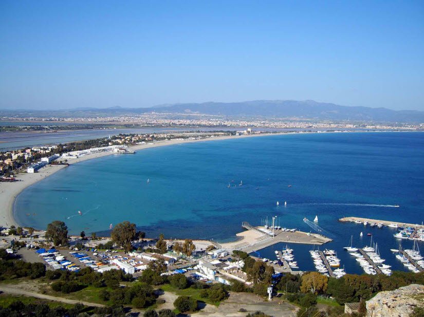 Poetto, Sardinia, Italy