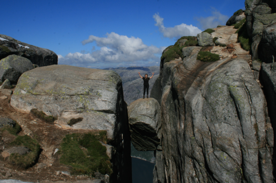 Kjeragbolten, Lysefjord, Rogaland, Norway