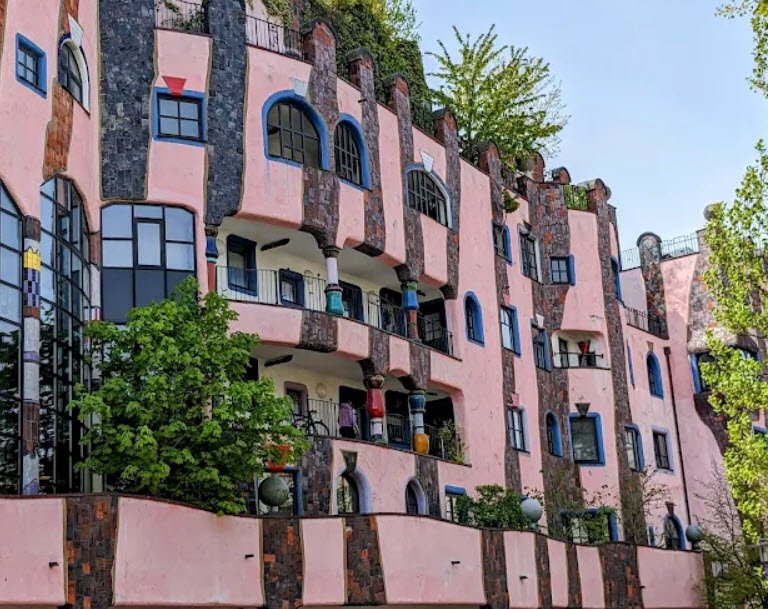 Hundertwasser's Green Citadel of Magdeburg, Magdeburg, Germany, Germany