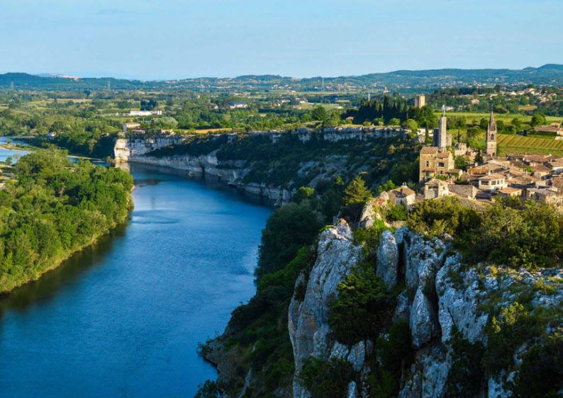 Aiguèze, France