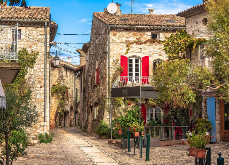 Aiguèze, France