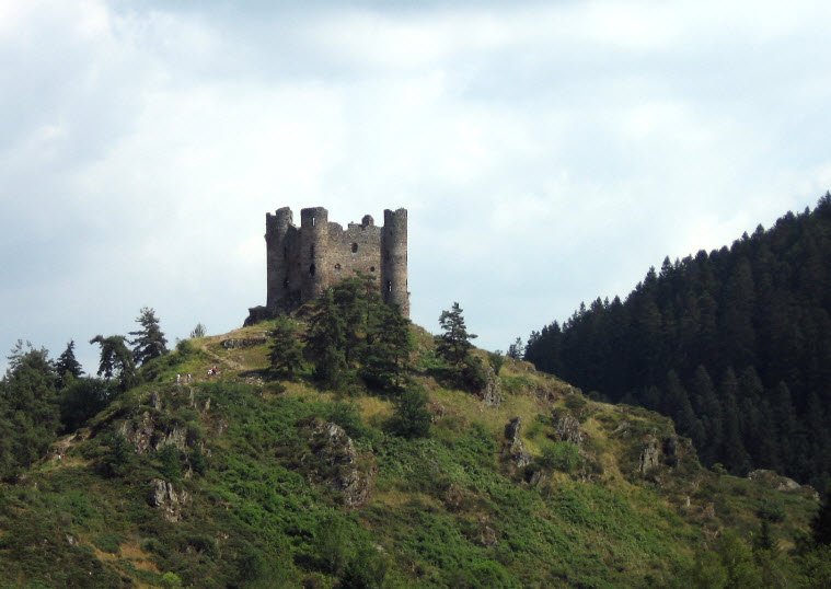 Alleuze, South-Central France, France