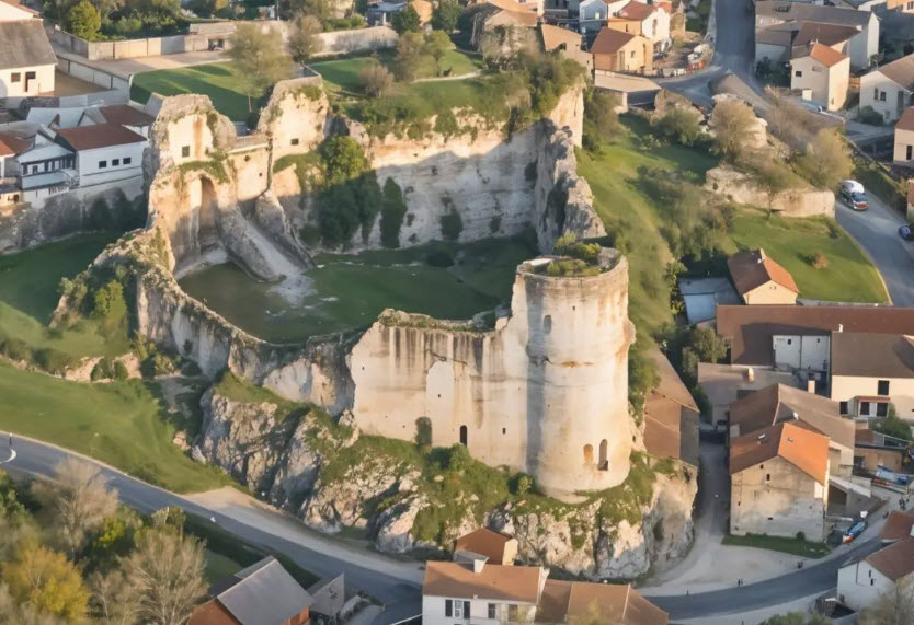 Gençay, France