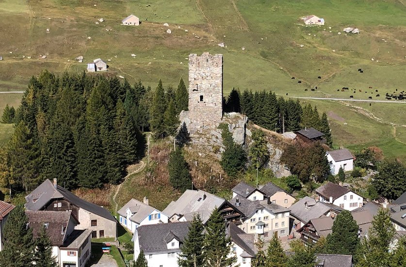 Burgruine, Hospental, Switzerland, Switzerland