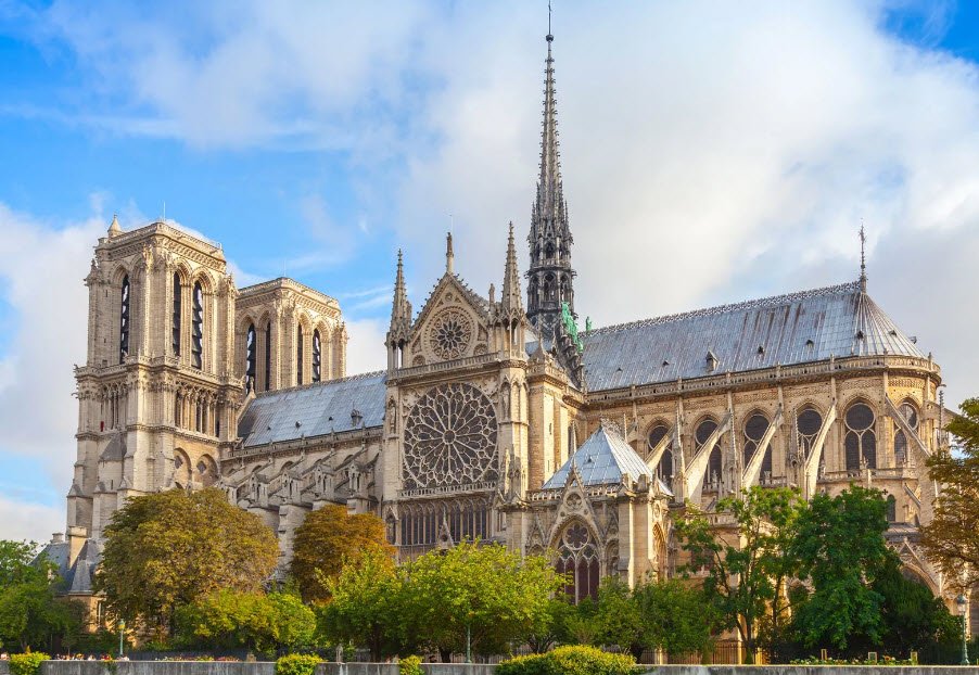 Notre-Dame Cathedral, Paris, Île-de-France, France